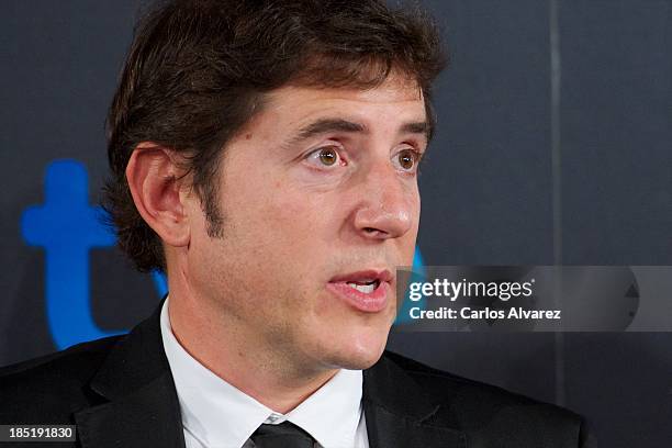 Manel Fuentes attends the "Goya Film Awards 2014" press conference on October 18, 2013 in Madrid, Spain.