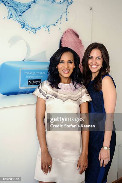 Kerry Washington and Michelle Freyre General Manager of Neutrogena attend Neutrogena Announces Brand Ambassador Kerry Washington With creative...