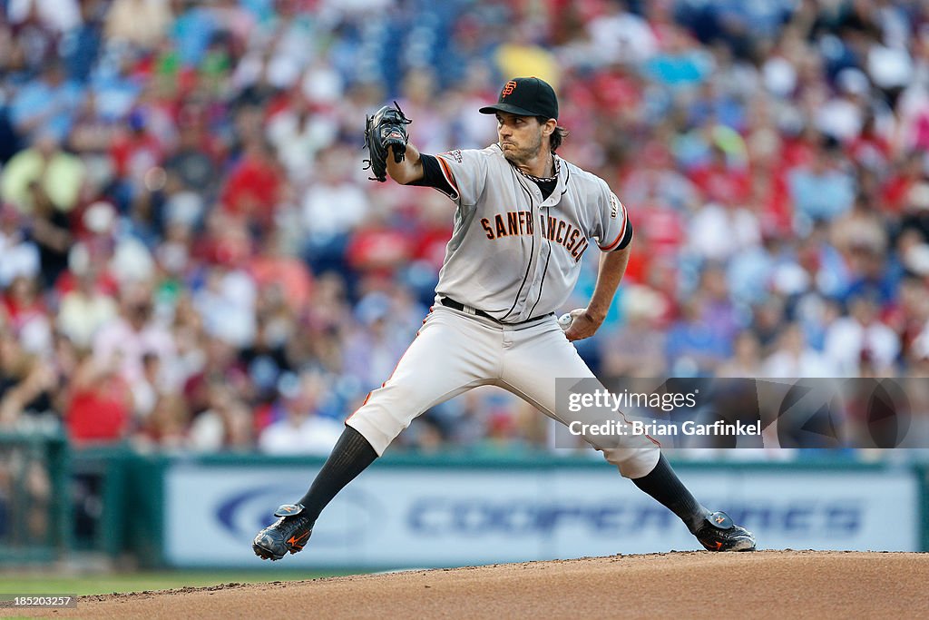 San Francisco Giants v Philadelphia Phillies