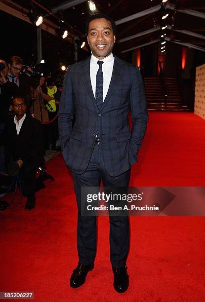 Actor Chiwetel Ejiofor attends the Accenture Gala ahead of the premiere of "Twelve Years A Slave" during the 57th BFI London Film Festival at the...