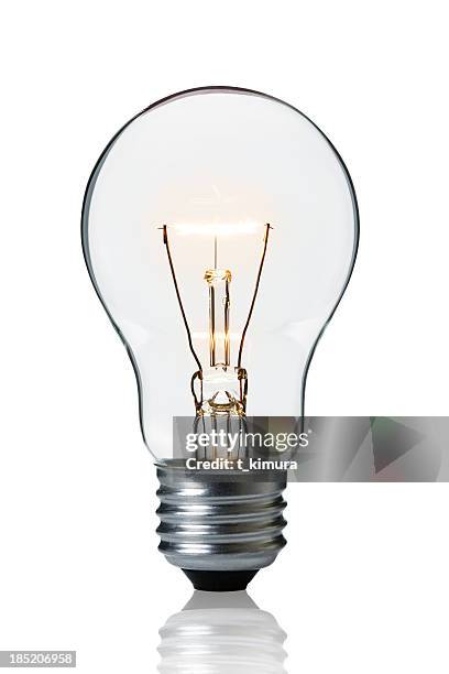 light bulb - light bulb stockfoto's en -beelden