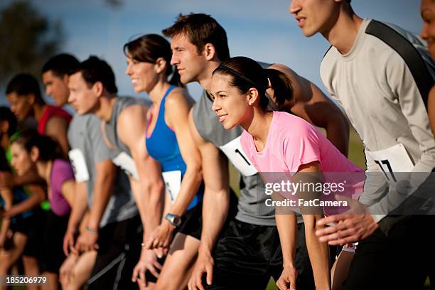 linea di partenza - linea di partenza attrezzatura sportiva foto e immagini stock