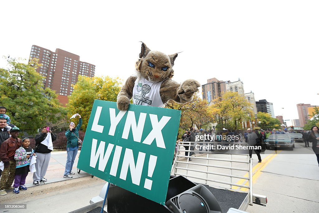 2013 WNBA Champions Minnesota Lynx Honored with Championship Parade and Rally