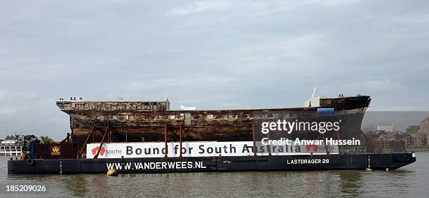 Prince Philip, Duke of Edinburgh attends the renaming ceremony for the clipper ship 'The City of Adelaide' on October 18, 2013 in London, England.