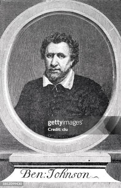 Ben Johnson Renaissance Ben Johnson English Playwright And Poet High-Res Vector Graphic - Getty ...