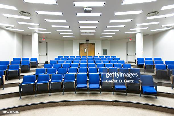 lecture hall seats - auditorium seats stock pictures, royalty-free photos & images