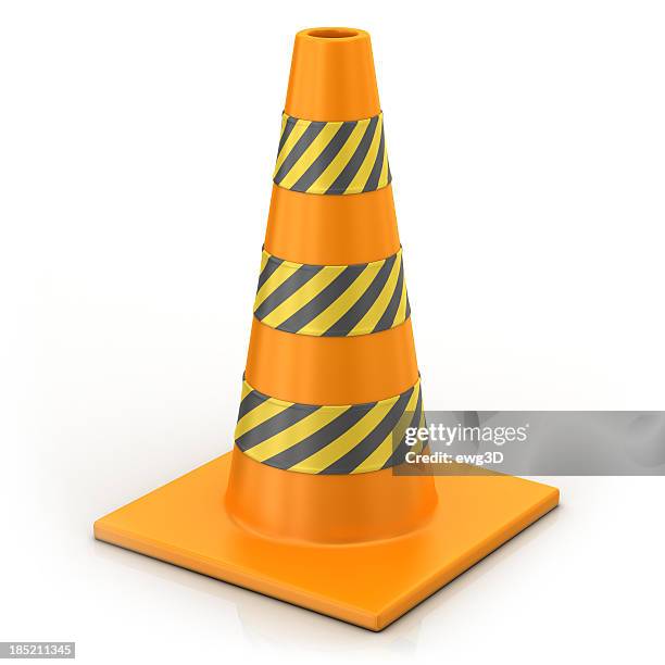 verkehrshütchen - safety cone stock-fotos und bilder