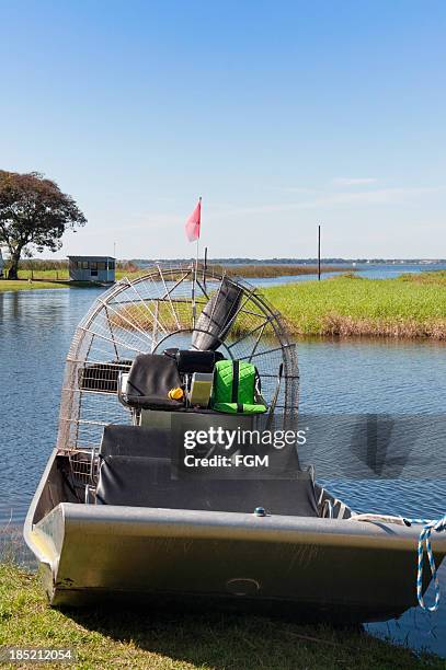 floridian barco de pântano - barco de pântano imagens e fotografias de stock