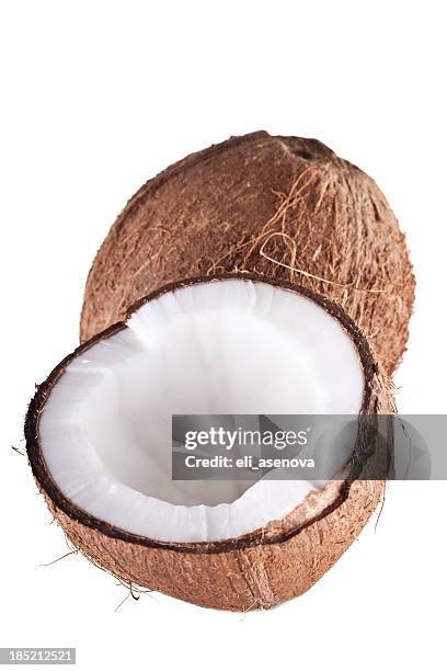 fresco coco - coconut imagens e fotografias de stock