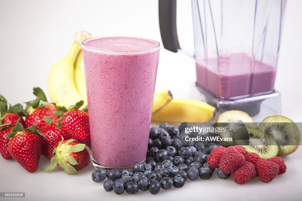 Fruit and smoothie