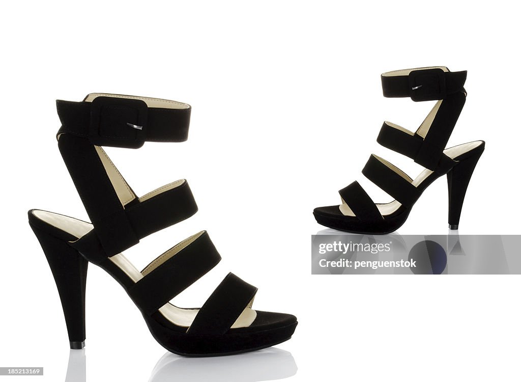 Schwarze high heels