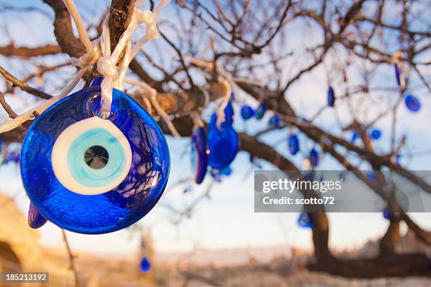 evil eye, nazar boncuk - turkish culture stock pictures, royalty-free photos & images