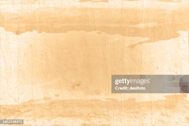 empty and blank blotched messy artistic khaki beige or light brown coloured grunge textured horizontal old faded and weathered vector backgrounds abstract smudges all over like a weathered painted whitewashed wall like artist's canvas - mud splat stock illustrations