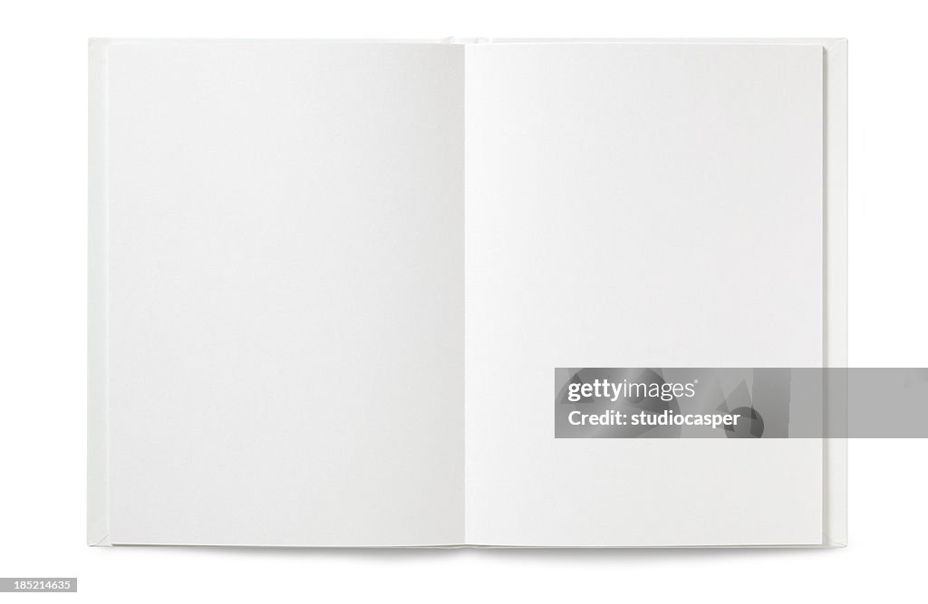 Blank open Book