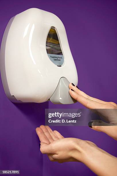 hand sanitizer - soap dispenser stock pictures, royalty-free photos & images