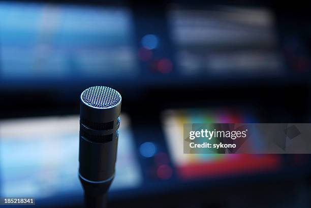 broadcasting equipment - television studio stock pictures, royalty-free photos & images