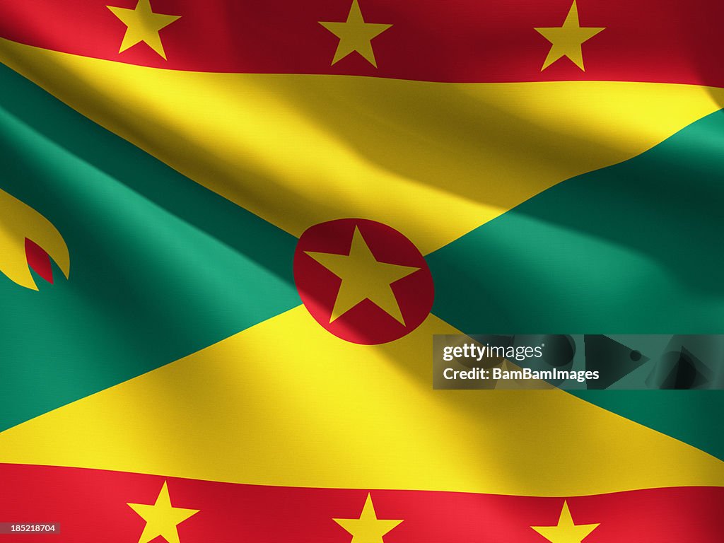Grande plano da bandeira-Granada