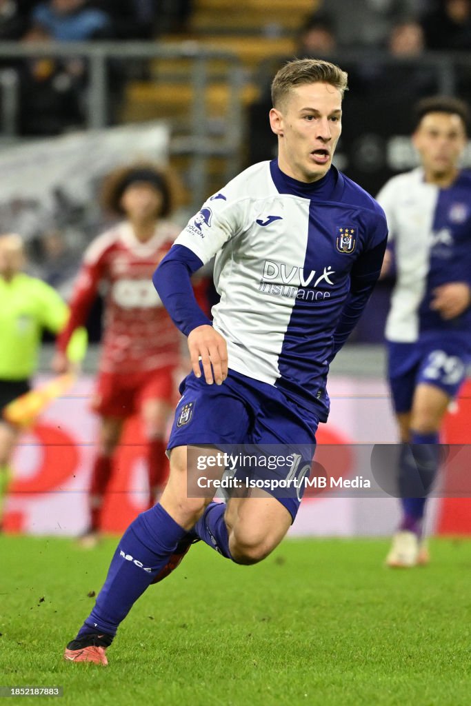 Yari Verschaeren of Anderlecht pictured during a football game