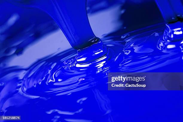 ink - cobalt blue stock pictures, royalty-free photos & images