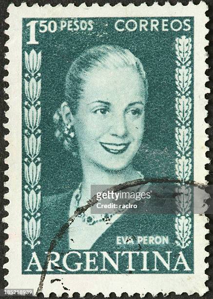eva peron, former argentine first lady - eva perón stock pictures, royalty-free photos & images