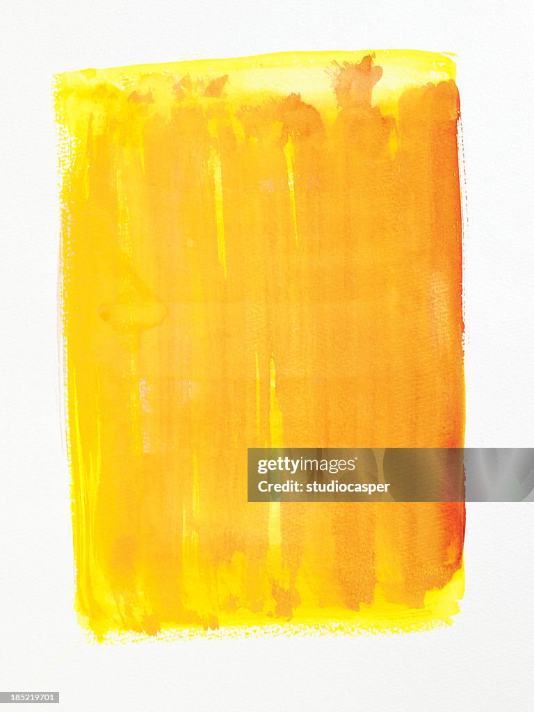 Yellow watercolor background