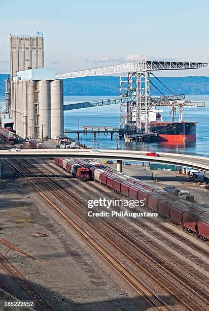 Loading Salt Train Grain Elevator Train Photos and Premium High Res Pictures - Getty Images