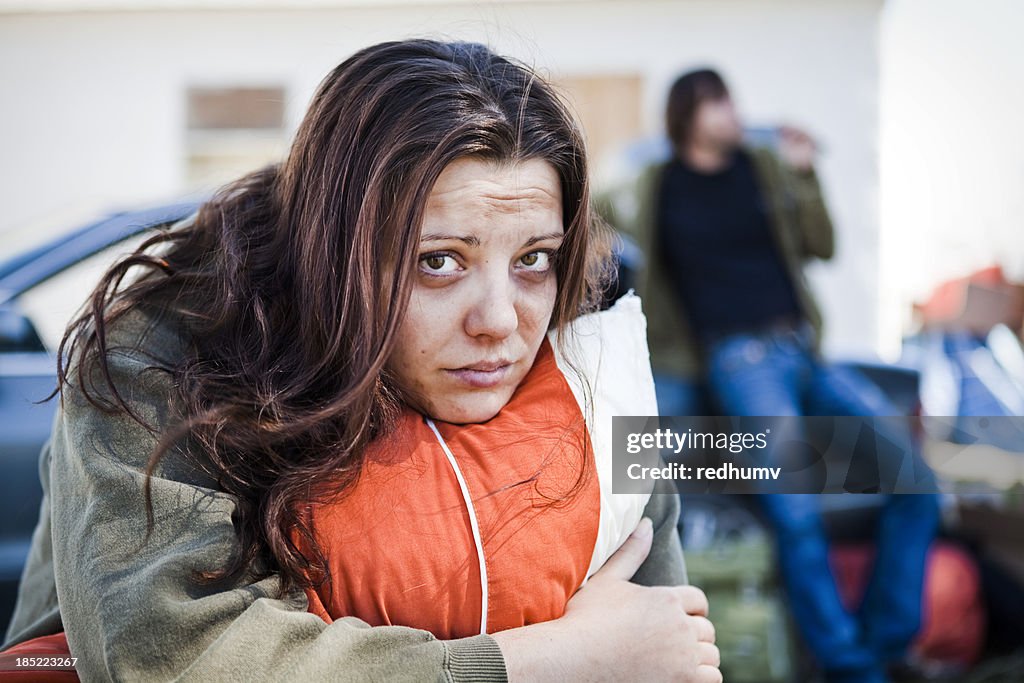 Homeless Woman and Man