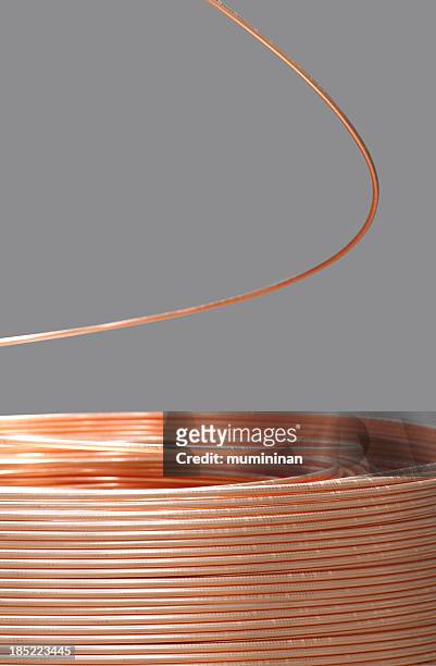 cavo in rame - copper foto e immagini stock