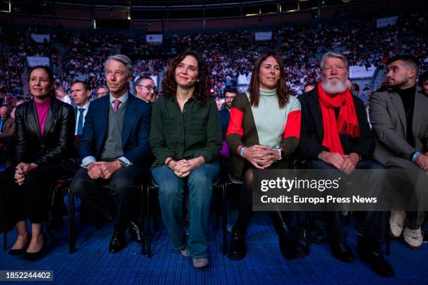 The president of the Community of Madrid, Isabel Diaz Ayuso , during the closing ceremony of the Lo Que De Verdad Importa Congress, at the Palacio...