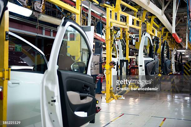 automotive industry - automotive production line stock pictures, royalty-free photos & images