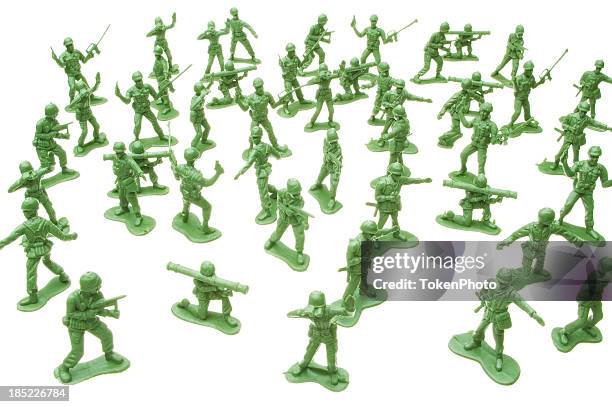 army men - toy soldier stock pictures, royalty-free photos & images