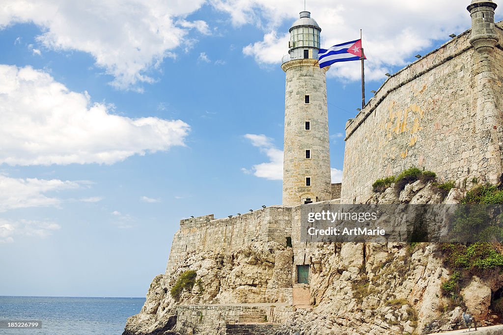 Lighthouse at Castillo del Morro, Havana, Cuba