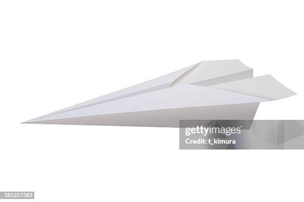 papier flugzeug - paper plane stock-fotos und bilder