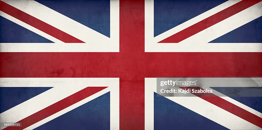 Alte britische Flagge Union jack