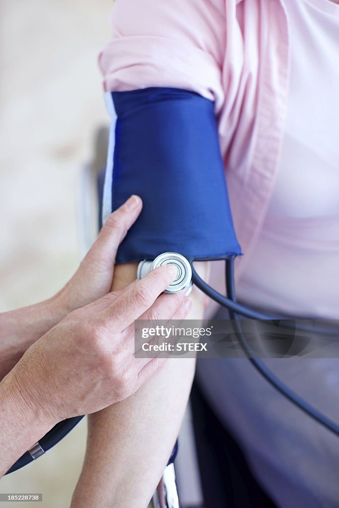 Blood pressure and pulse checkup - Senior Health