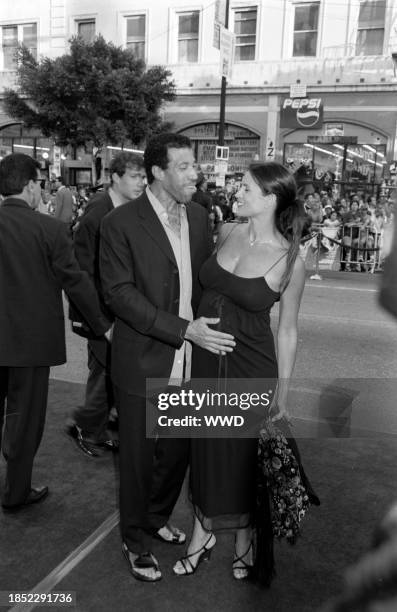 Lionel Richie and Diane Alexander attend the local premiere of "Lethal Weapon 4" at Mann's Chinese Theatre in Los Angeles, California, on July 7,...