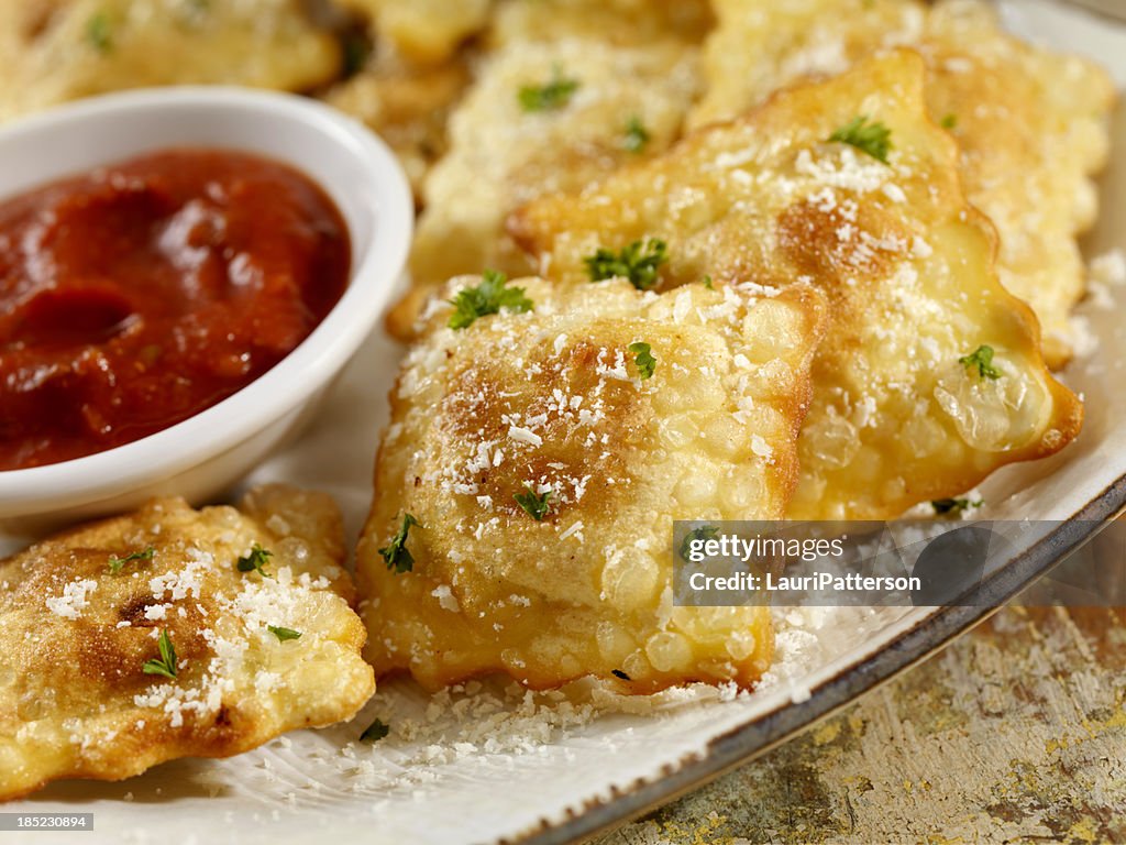 Deep Fried ravioles