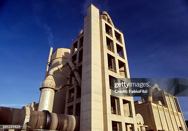 cement plant - fabio filzi stock pictures, royalty-free photos & images