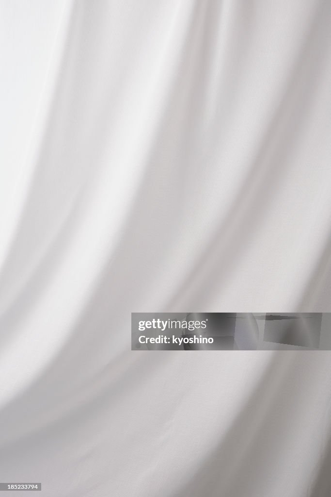 White drape textured background