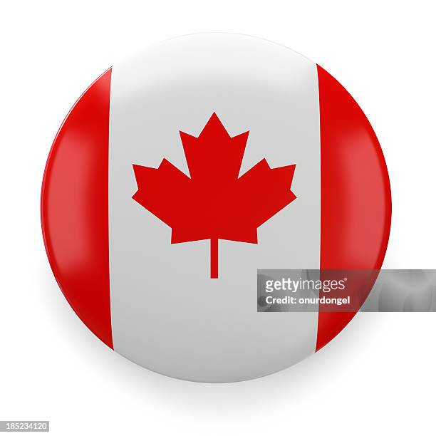 badge - canadian - kanadas flagga bildbanksfoton och bilder