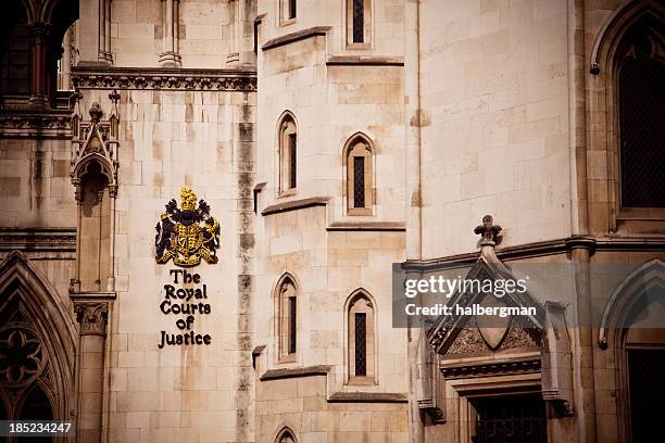 la corte reale di giustizia struttura, londra - corte reale di giustizia foto e immagini stock