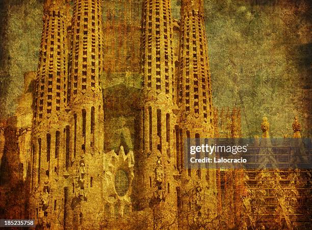 sagrada familia - siglo xx stock-fotos und bilder