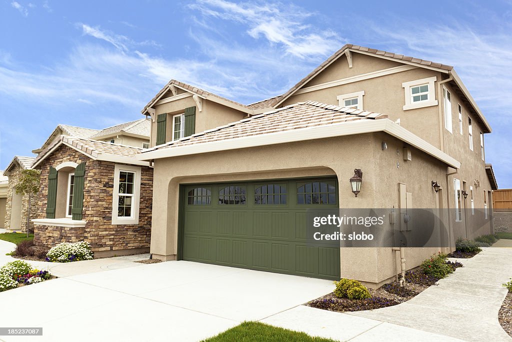 Modern American Suburb Houses