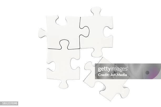 lost connection - jigsaw piece stockfoto's en -beelden