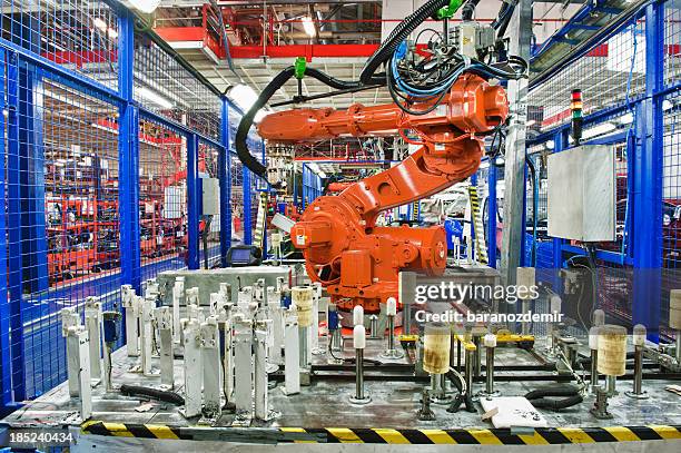auto manufacturing - hydraulic platform stock pictures, royalty-free photos & images