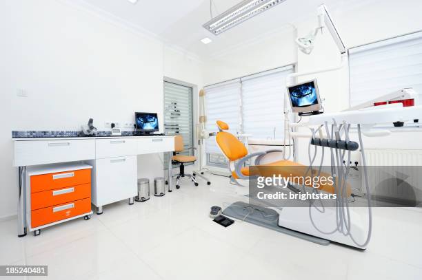 modern dentist office - dental office bildbanksfoton och bilder