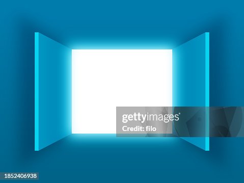 Window View Portals Open Window Portal Design Architecture Background High-Res Vector ...