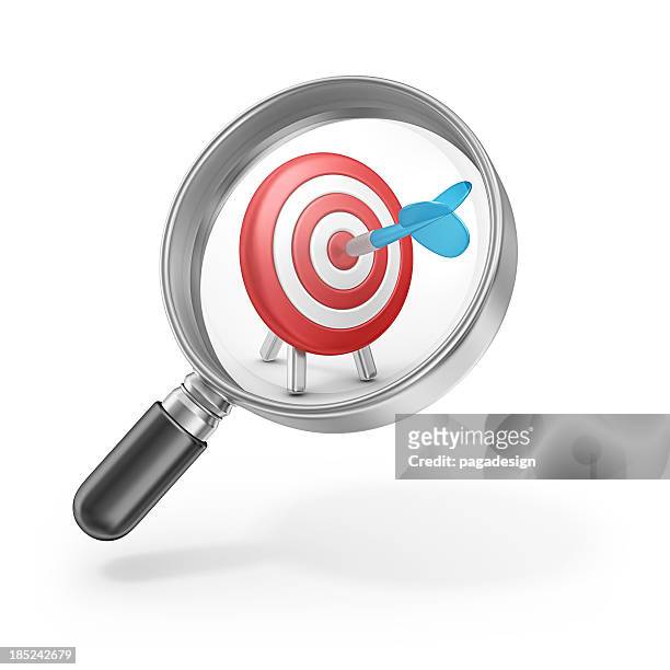 target search - doelgroep stockfoto's en -beelden