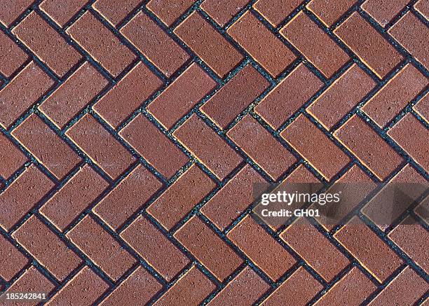 sarja em espinha tijolo pavers - laje imagens e fotografias de stock