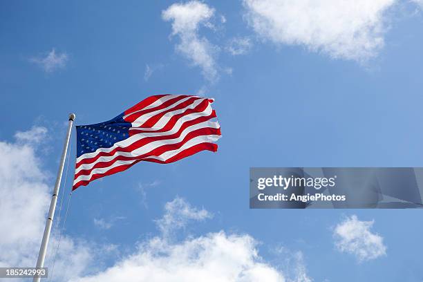 amerikanische flagge - us flagge stock-fotos und bilder